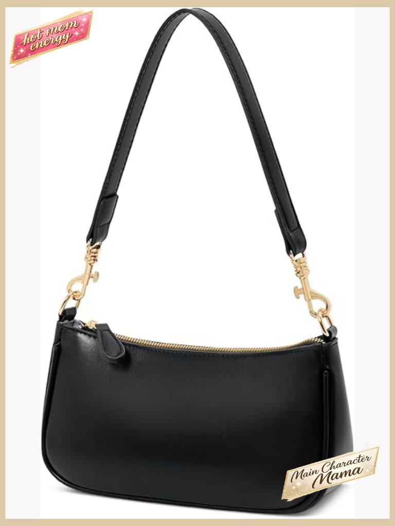 Mini Vegan Leather Shoulder Bag Retro Classic Elegant Crossbody Purse